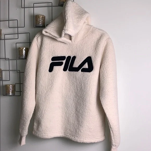 Fila Sherpa Fleece Hoodie - Picture 4 of 7